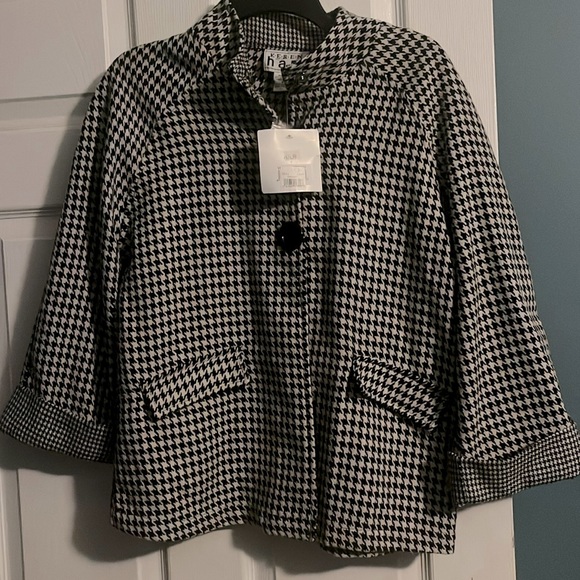 KEREN hart Jackets & Blazers - Keren Hart- Wool Houndstooth Jacket M